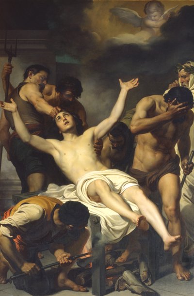 Martyrdom of St. Lawrence by Francesco Coghetti